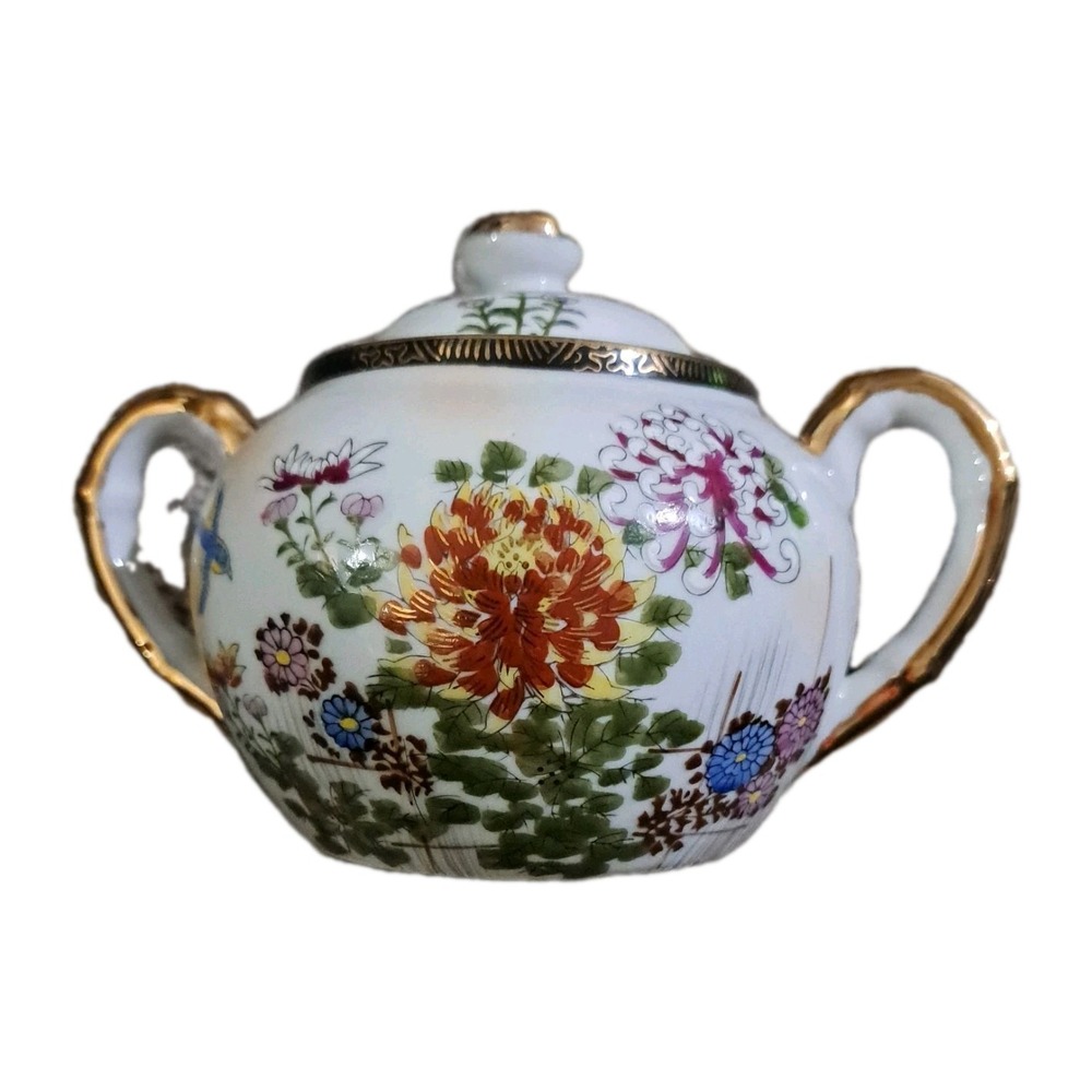 Japanese Porceline Creamer And Sugar